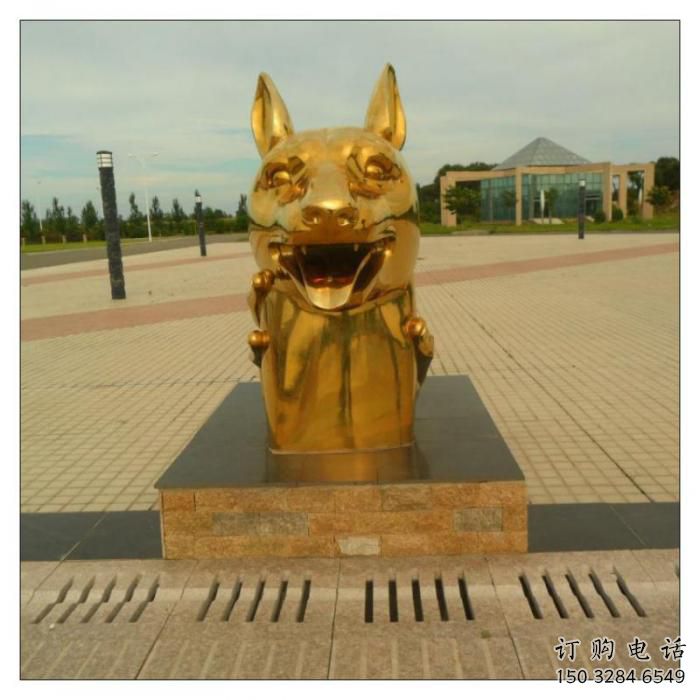 別墅十二生肖雕塑廠家 卡通噴漆小品 現代十二生肖雕塑