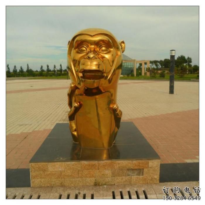 公園十二生肖雕塑廠家 中式鍍金小品 風景區仿古十二生肖雕塑