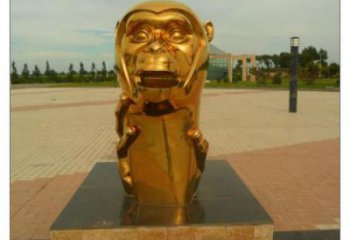 公園十二生肖雕塑廠家 中式鍍金小品 風景區仿古十二生肖雕塑