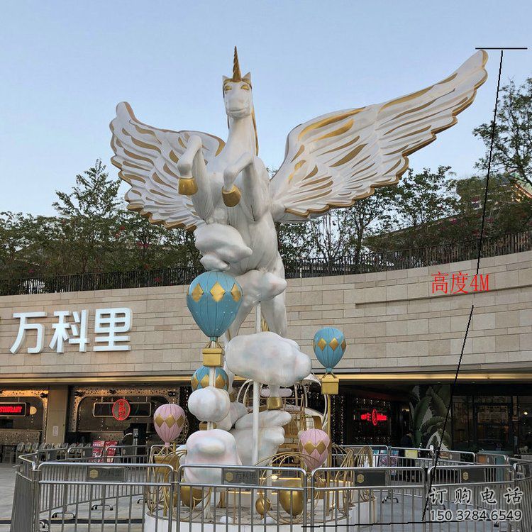 戶外飛馬雕塑廠家 大型酒店小品 酒店歐式飛馬雕塑