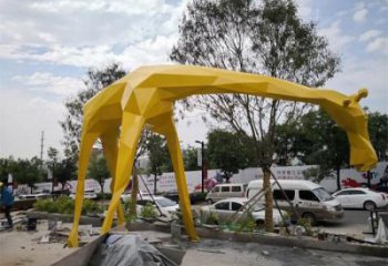 公園小鹿雕塑廠家 中式切面小品 風景區仿古小鹿雕塑