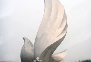 鏡面鴿子雕塑廠家 現代廣場擺件 游樂場異形鴿子雕塑