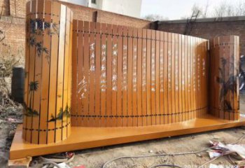 廣場(chǎng)書簡(jiǎn)雕塑廠家 黨建小品 不銹鋼書簡(jiǎn)雕塑