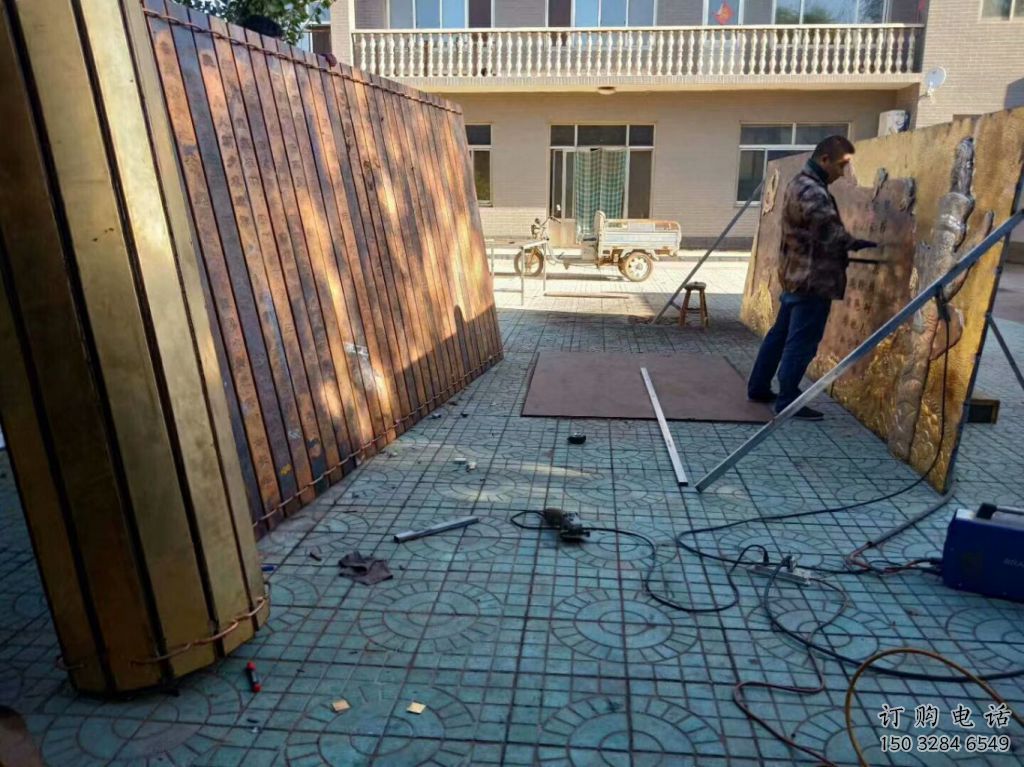 現代竹簡雕塑廠家 大型別墅區擺件 戶外不銹鋼竹簡雕塑