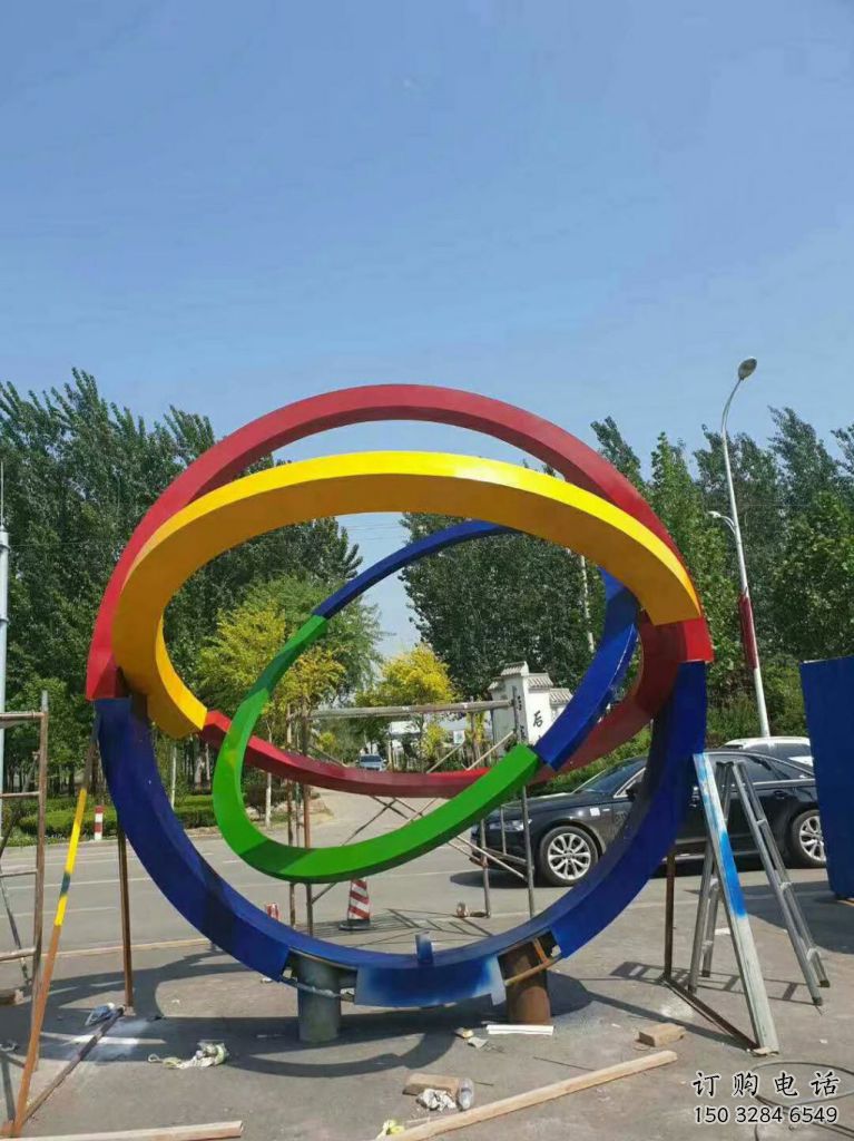 鏤空圓球雕塑廠家 現(xiàn)代園林小品 住宅小區(qū)不銹鋼圓球雕塑