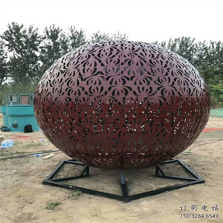 現(xiàn)代圓球雕塑廠家 大型別墅區(qū)擺件 博物館不銹鋼圓球雕塑