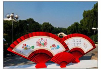 創(chuàng)意扇子雕塑廠家 烤漆教育小品 公園不銹鋼扇子雕塑