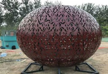 現(xiàn)代圓球雕塑廠家 大型別墅區(qū)擺件 博物館不銹鋼圓球雕塑