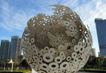 仿古圓球雕塑廠家 創(chuàng)意小品 房地產(chǎn)不銹鋼圓球雕塑