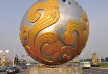 中式地球雕塑廠家 創(chuàng)意小品 游樂場不銹鋼地球雕塑