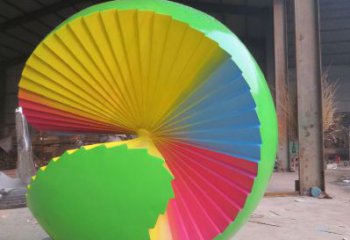 房地產(chǎn)球狀雕塑廠家 烤漆戶外擺件  大型不銹鋼球狀雕塑