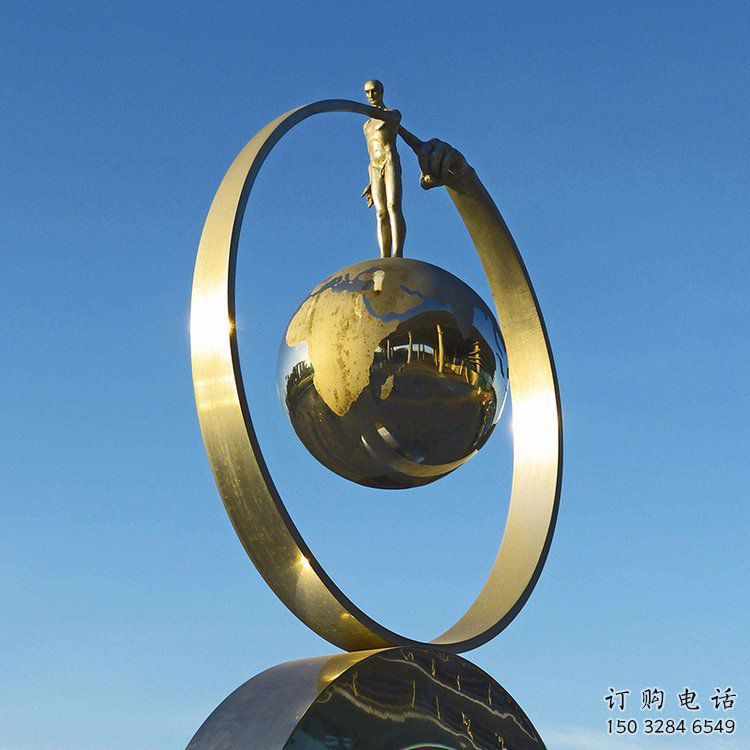 中式星球雕塑廠家 戶外教育小品 游樂場不銹鋼星球雕塑