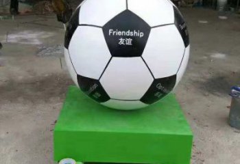 彩繪籃球雕塑廠家 抽象公園擺件 街頭不銹鋼籃球雕塑