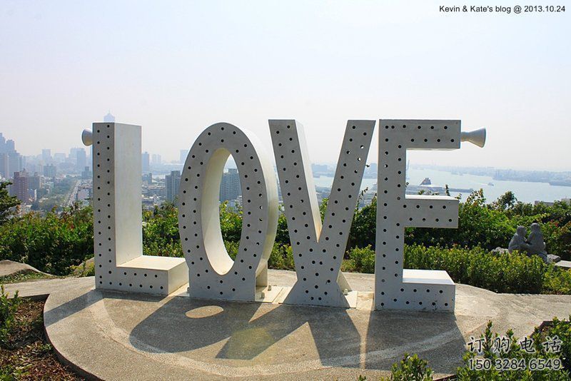 戶外字母雕塑廠家 噴漆公園小品 現代不銹鋼字母雕塑