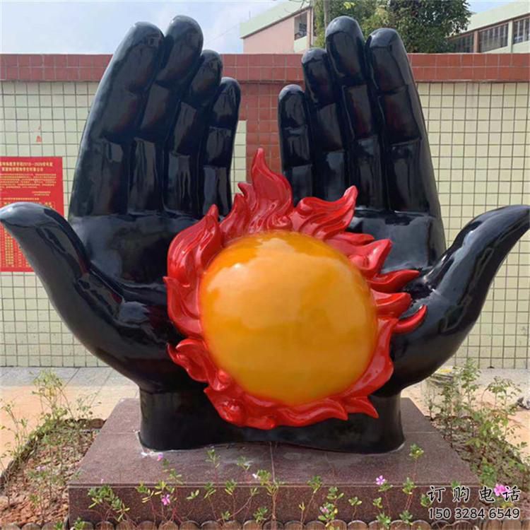 烤漆火炬雕塑廠家 現(xiàn)代創(chuàng)意小品 商業(yè)街不銹鋼火炬雕塑