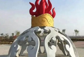 企業(yè)火炬雕塑廠家 現(xiàn)代公園小品 歐式不銹鋼火炬雕塑