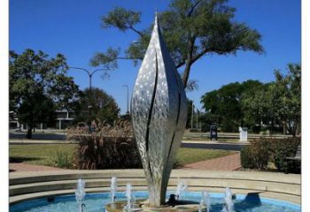 步行街水滴雕塑廠家 創(chuàng)意小品 鑄造不銹鋼水滴雕塑