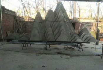 異形假山雕塑廠家 現(xiàn)代公園小品 戶外不銹鋼假山雕塑