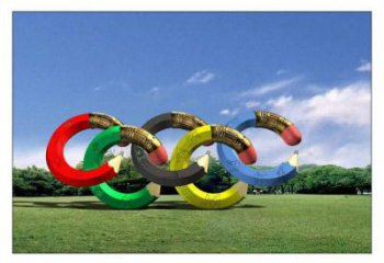 公園五環(huán)雕塑廠家 現(xiàn)代戶外擺件 大型不銹鋼五環(huán)雕塑生產(chǎn)