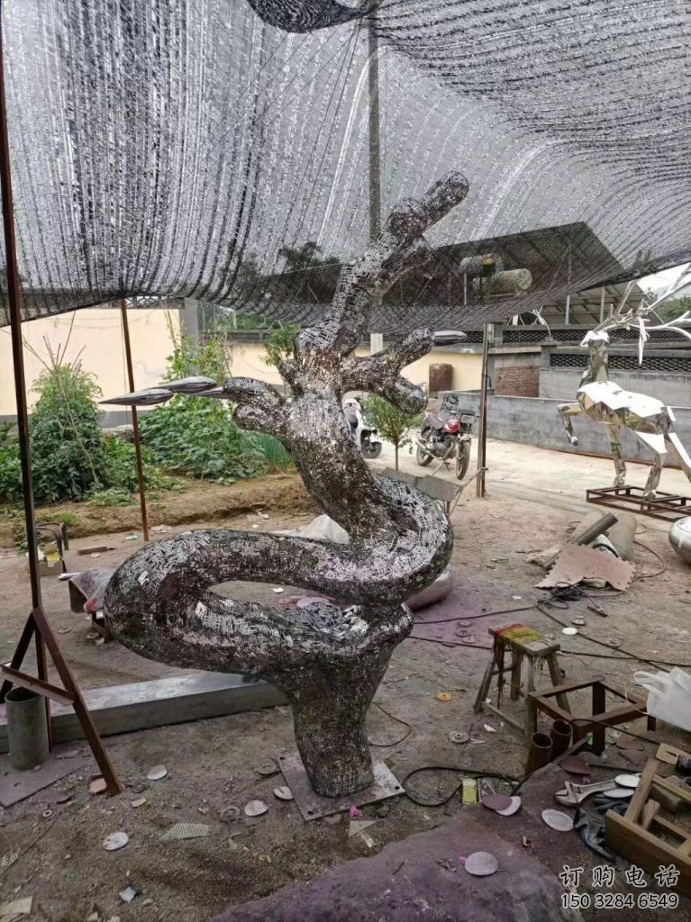 異形水花雕塑廠家 現代廣場小品 戶外不銹鋼水花雕塑生產