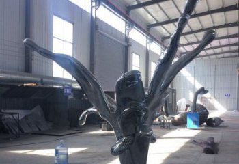 戶外水浪雕塑廠家 鏡面擺件 鍛造不銹鋼水浪雕塑生產(chǎn)