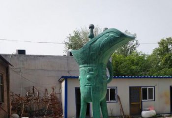 仿古高腳杯雕塑廠家 廣場小品 房地產不銹鋼高腳杯雕塑生產