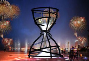 廣場漏斗雕塑廠家 公園小品 大型不銹鋼漏斗雕塑