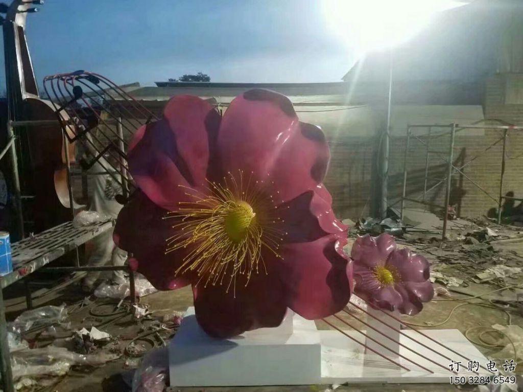 廣場(chǎng)戒指雕塑廠家 戶外小品 烤漆不銹鋼戒指雕塑