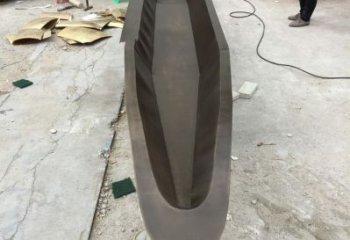 戶外帆船雕塑廠家 噴漆仿古小品 現代不銹鋼帆船雕塑