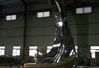 現(xiàn)代一帆風(fēng)順雕塑廠家 大型別墅區(qū)不銹鋼擺件 