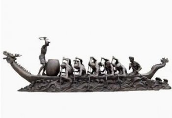 體育劃船雕塑廠家 運(yùn)動(dòng)小品 烤漆不銹鋼劃船雕塑生產(chǎn)