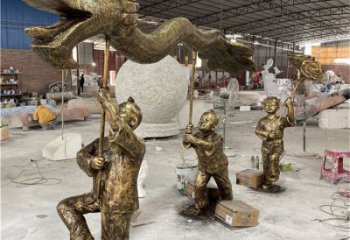 仿真劃船雕塑廠家 公園現代擺件 戶外抽象劃船雕塑生產