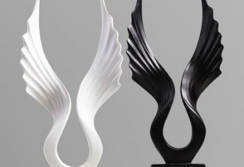 房地產鳳尾雕塑廠家 現代擺件 鍛造不銹鋼鳳尾雕塑制作