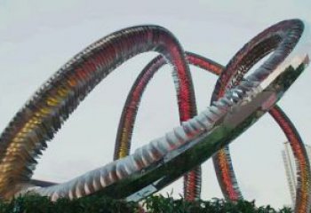 異形環(huán)形雕塑廠家 現(xiàn)代公園小品 戶外不銹鋼環(huán)形雕塑生產(chǎn)