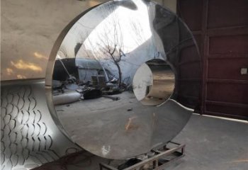 抽象圓鏡雕塑廠家 鏡面小品 戶外不銹鋼圓鏡雕塑生產