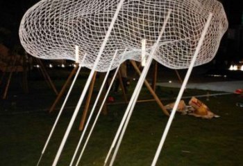 鏤空云梯雕塑廠家 公園小品 住宅小區不銹鋼云梯雕塑生產