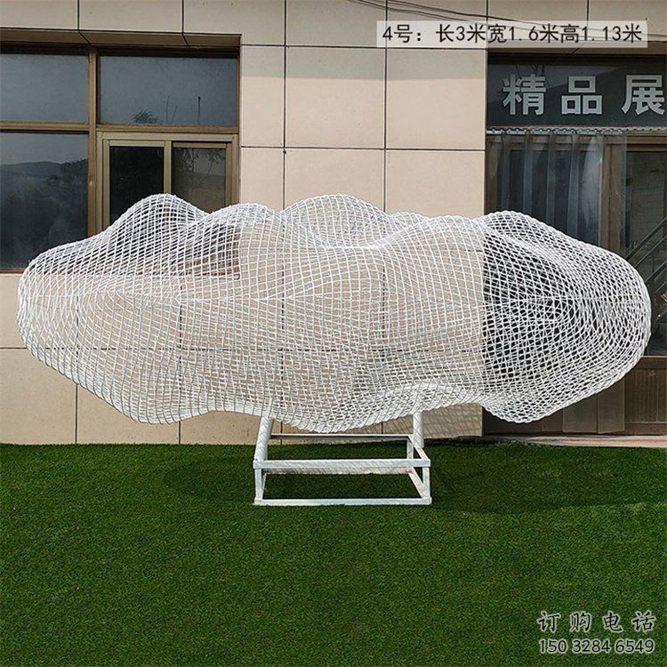 現代云梯雕塑廠家 大型別墅區擺件 鏤空不銹鋼云梯雕塑生產