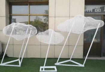 戶外云梯雕塑廠家 噴漆小品 現代不銹鋼云梯雕塑制作