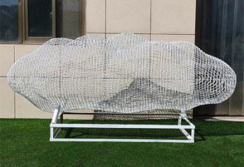 噴漆云梯雕塑廠家 中式村口小品 鏤空不銹鋼云梯雕塑制作