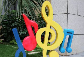 廣場(chǎng)音符雕塑廠家 公園小品 烤漆不銹鋼音符雕塑生產(chǎn)