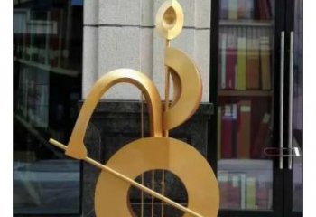 庭院音符雕塑廠家 烤漆小品 鍛造不銹鋼音符雕塑價格