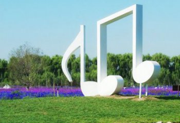 創意樂譜雕塑廠家 戶外小品 公園不銹鋼樂譜雕塑生產