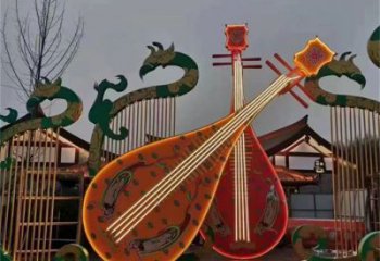 創意提琴雕塑廠家 烤漆小品 公園不銹鋼提琴雕塑