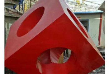 大型正方形雕塑廠家 鍛造小品 現(xiàn)代不銹鋼正方形雕塑廠