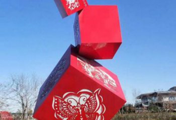 創意幾何體雕塑廠家 廣場小品 公園不銹鋼幾何體雕塑廠