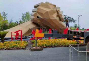 現(xiàn)代握手雕塑廠家 大型擺件 戶外不銹鋼握手雕塑廠