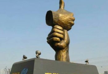 烤漆握手雕塑廠(chǎng)家 廣場(chǎng)小品 創(chuàng)意不銹鋼握手雕塑廠(chǎng)