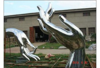 鏡面拇指雕塑廠家 大型擺件 創(chuàng)意不銹鋼拇指雕塑廠