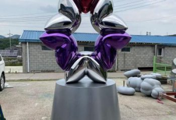 大型商場(chǎng)愛心雕塑廠家 創(chuàng)意擺件 現(xiàn)代不銹鋼愛心雕塑廠