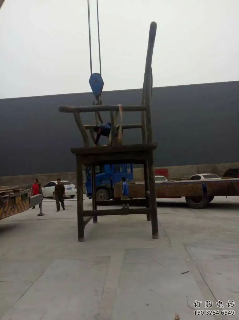 庭院椅子雕塑廠家 抽象小品 戶外不銹鋼椅子雕塑廠